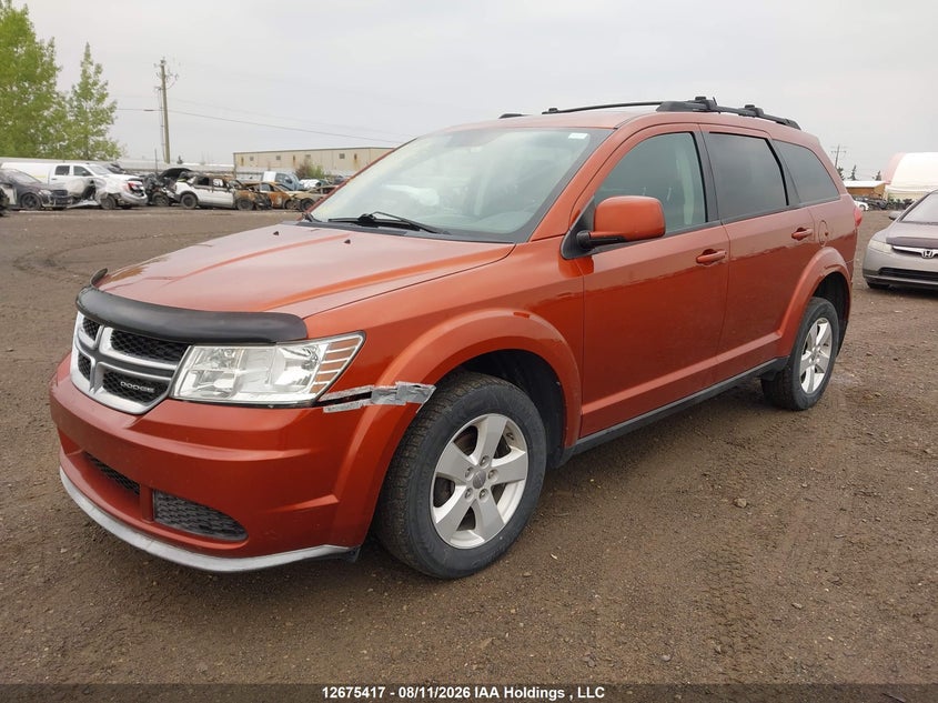 2012 Dodge Journey, Правый бок, IAAI, VIN 3C4PDCABXCT214277 — фото 2