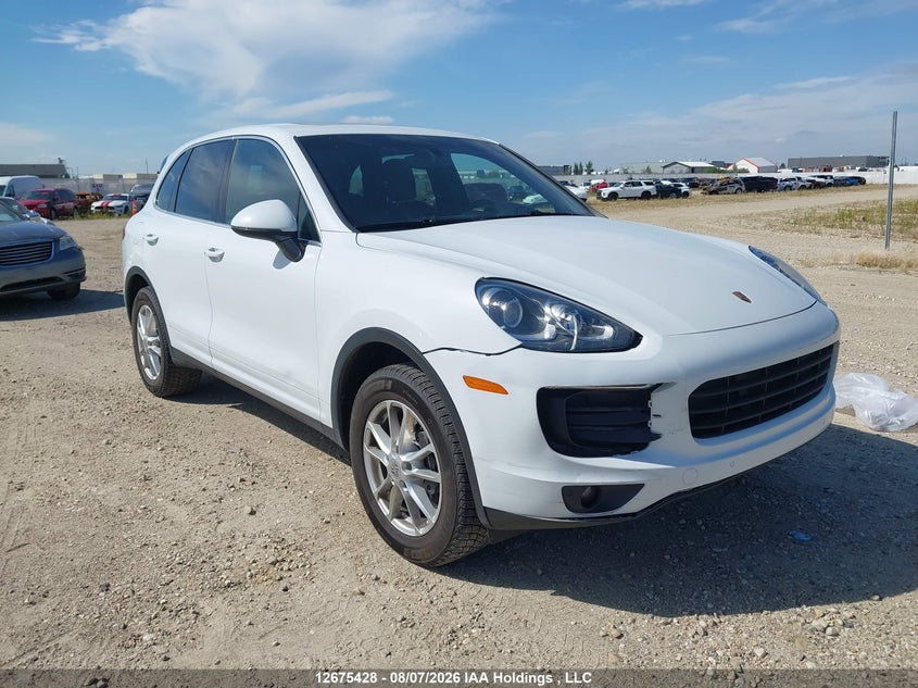 2017 Porsche Cayenne Platinum Edition, Front, IAAI, VIN WP1AA2A28HKA87738