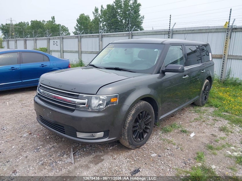 2019 Ford Flex, Right Side, IAAI, VIN 2FMGK5C8XKBA13438 — photo 2