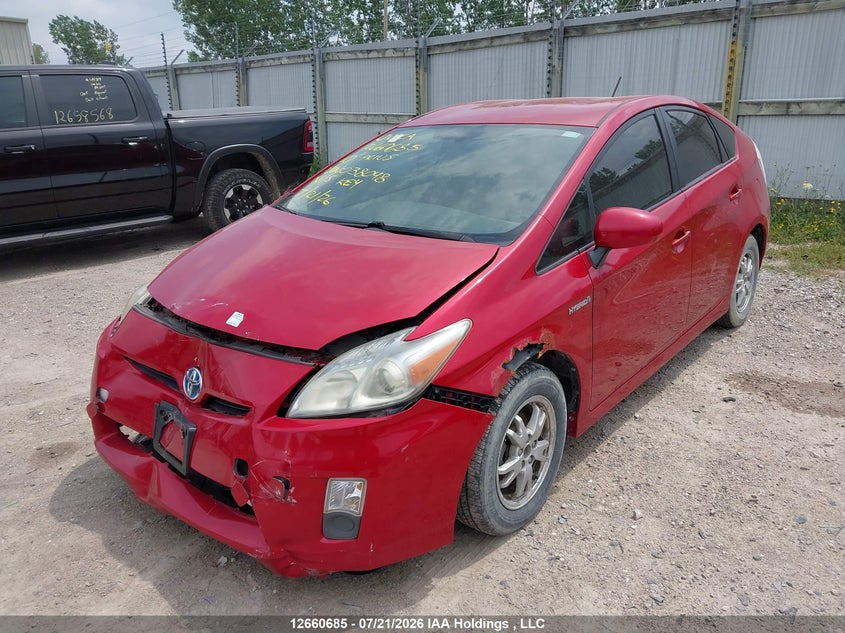Vin: jtdkn3du4a0038048, lot: 3079149, toyota prius 20102