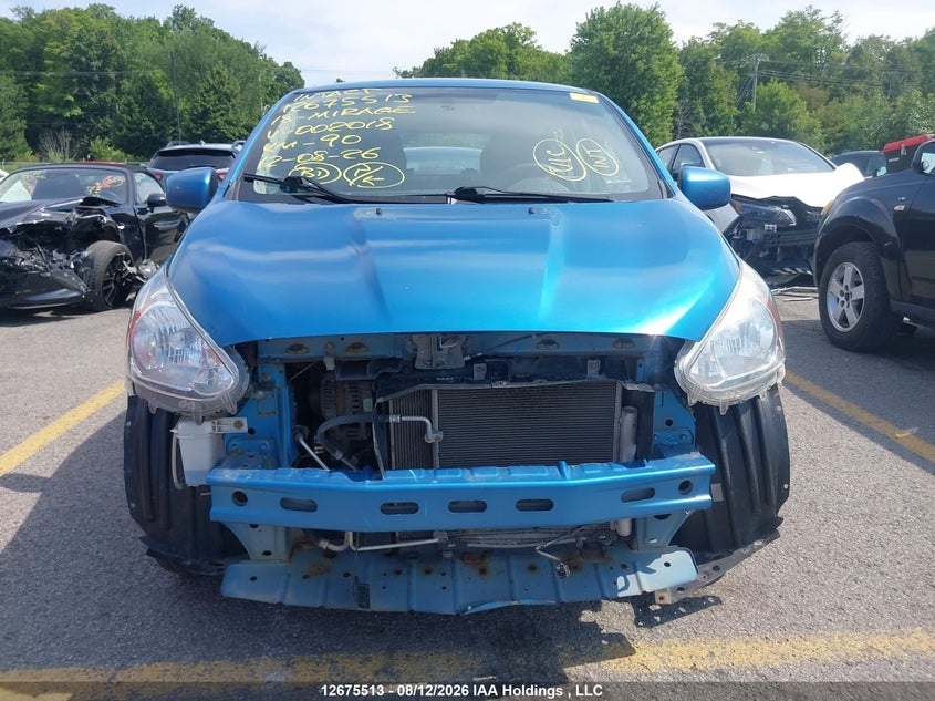 2018 MITSUBISHI MIRAGE HATCHBACK 1.2L I3 FI DOHC 12V NF4
