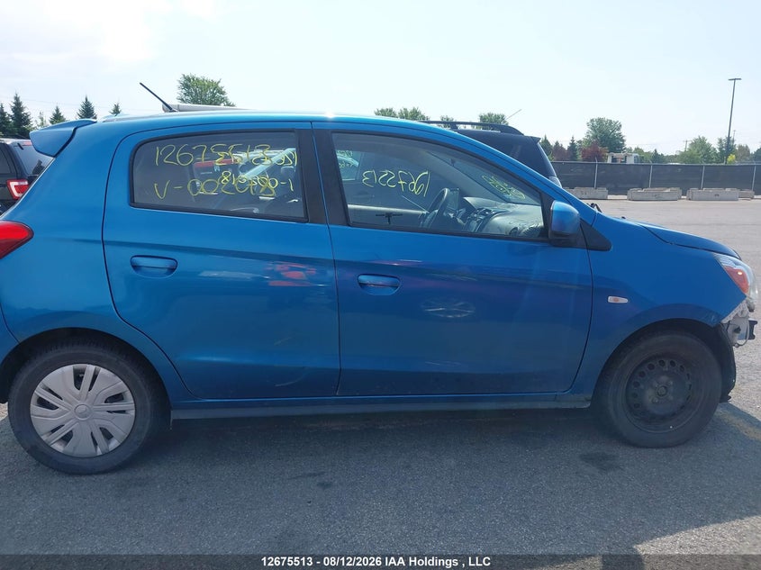 2018 MITSUBISHI MIRAGE HATCHBACK 1.2L I3 FI DOHC 12V NF4