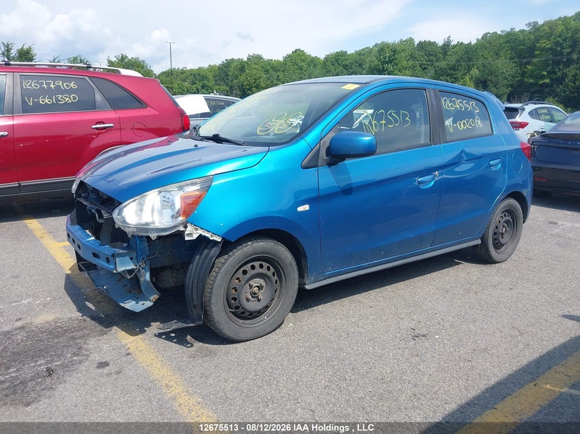 2018 MITSUBISHI MIRAGE HATCHBACK 1.2L I3 FI DOHC 12V NF4