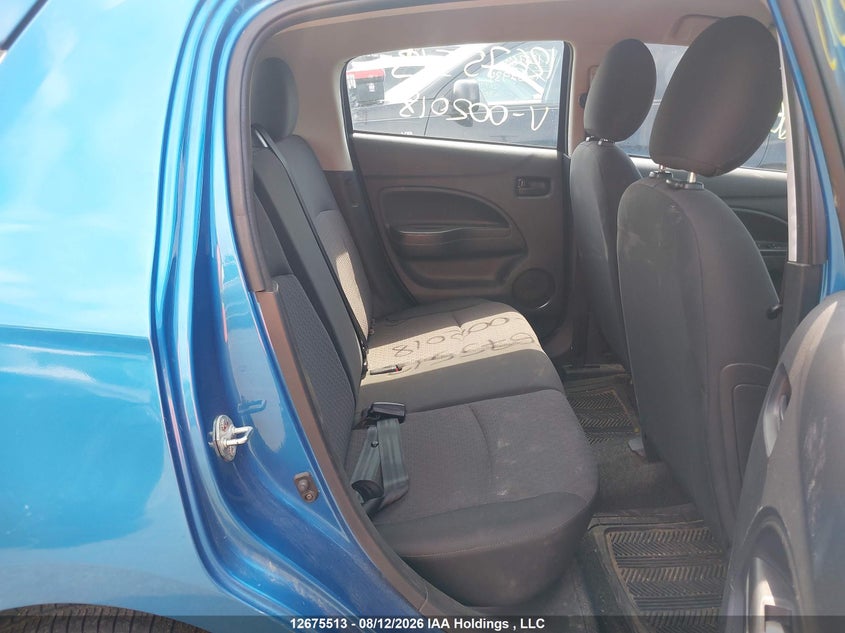 2018 MITSUBISHI MIRAGE HATCHBACK 1.2L I3 FI DOHC 12V NF4