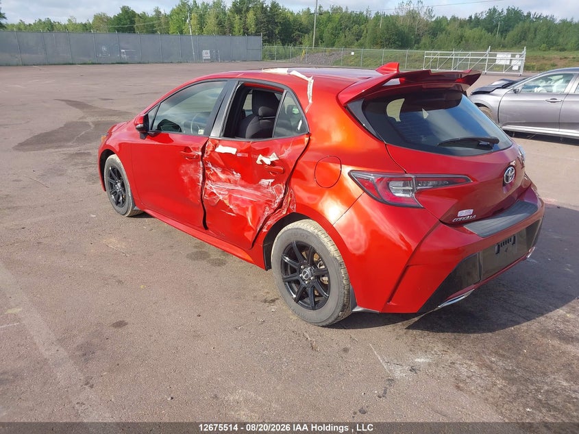 Vin: jtnk4rbe9l3077913, lot: 3079165, toyota corolla se/xse 20203