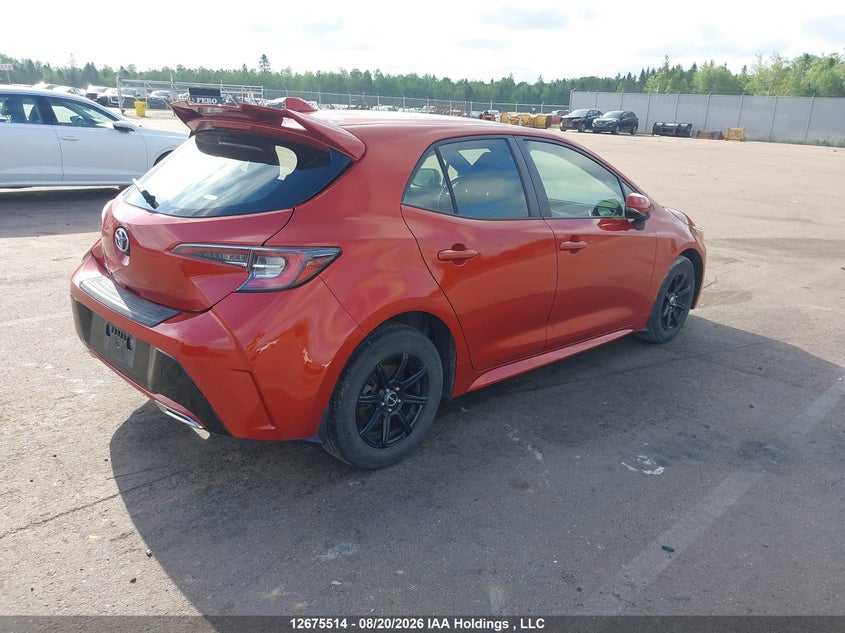 Vin: jtnk4rbe9l3077913, lot: 3079165, toyota corolla se/xse 20204