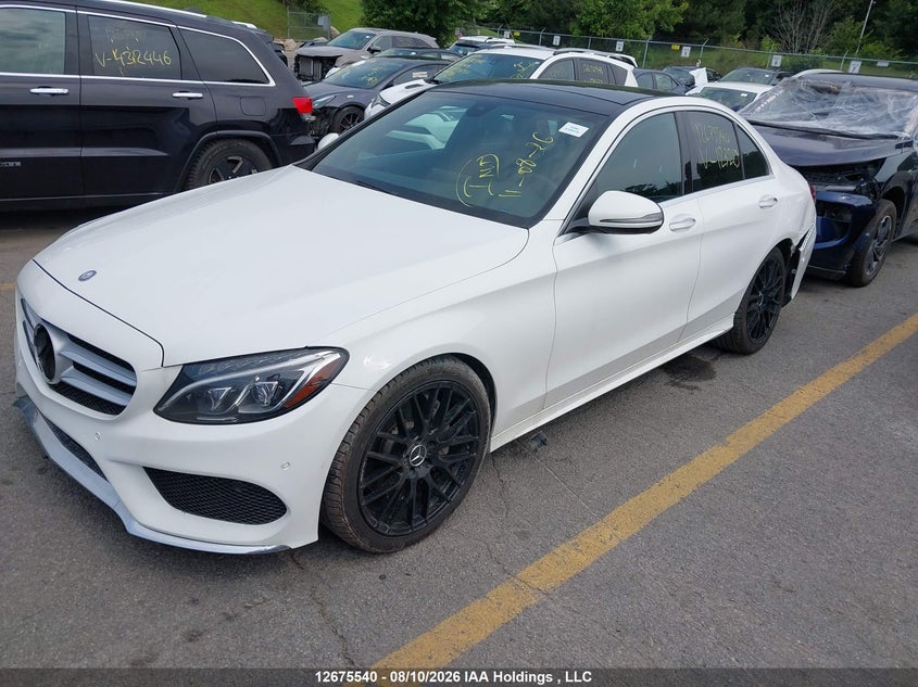 Vin: 55swf4kb8gu123229, lot: 3079192, mercedes-benz c 300 4matic 20162