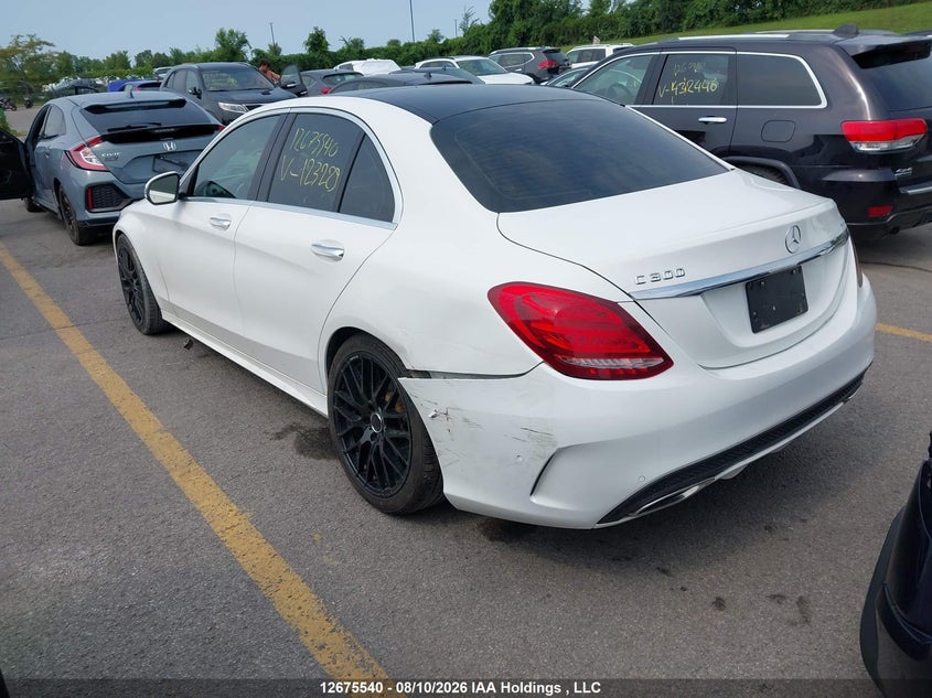 Vin: 55swf4kb8gu123229, lot: 3079192, mercedes-benz c 300 4matic 20163