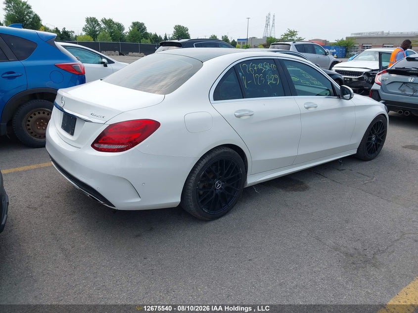 Vin: 55swf4kb8gu123229, lot: 3079192, mercedes-benz c 300 4matic 20164