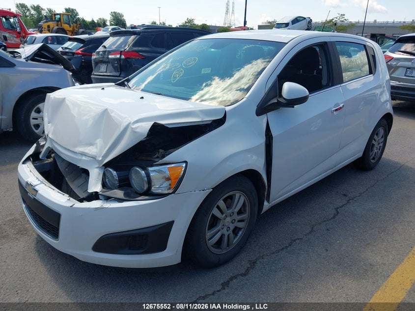 2012 Chevrolet Sonic, Front, IAAI, VIN 1G1JC6EH9C4125873 — photo 2