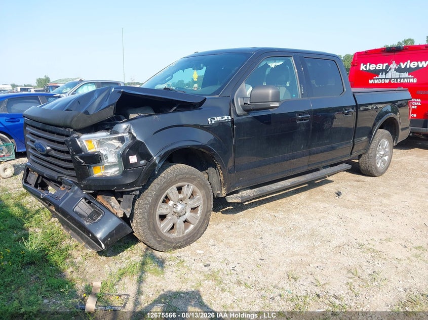 2015 Ford F-150, Front, IAAI, VIN 1FTFW1EF3FFC64220 — photo 2