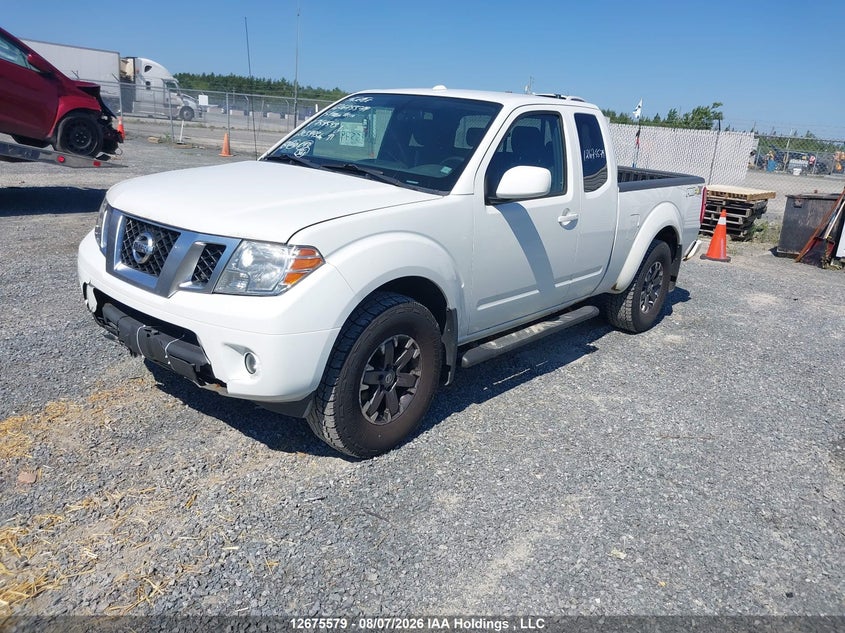 2015 Nissan Frontier Pro-4X/Sv, Удар спереди, IAAI, VIN 1N6AD0CWXFN758543 — фото 2