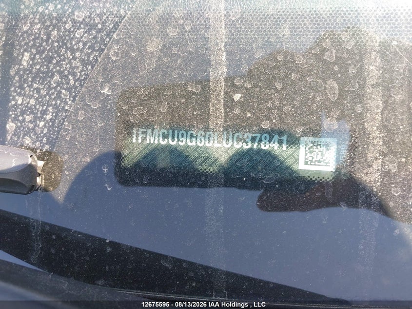 2020 FORD ESCAPE SPORT UTILITY VEHICLE 1.5L I-3 DI, DOHC, VVT, TURBO, 181HP