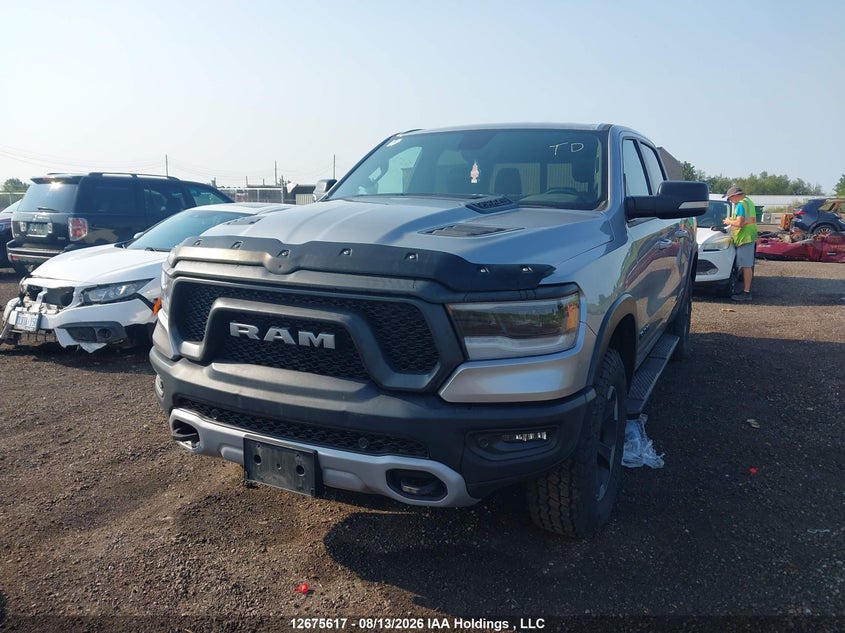 2019 RAM 1500, Theft Recovery, IAAI, VIN 1C6SRFLT4KN829819 — photo 2