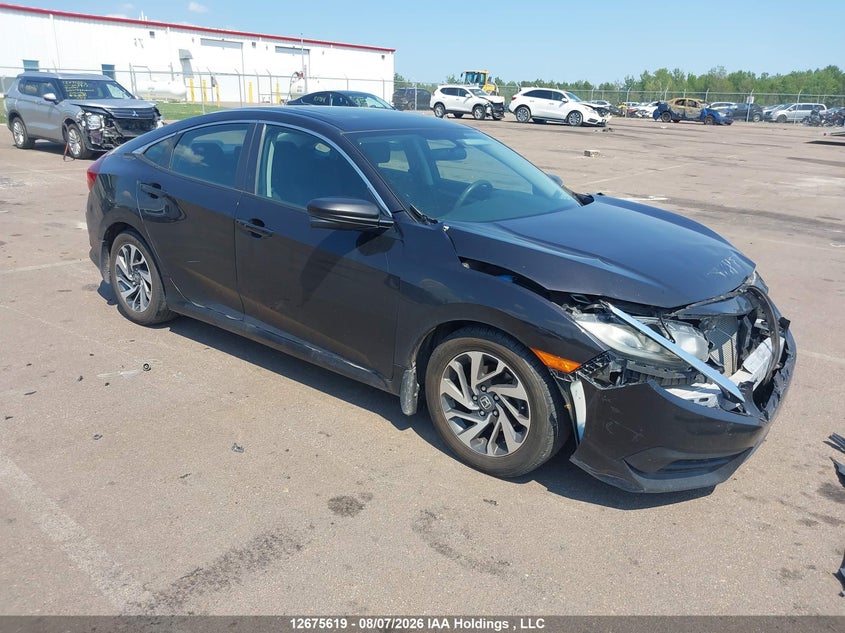 2016 Honda Civic Ex, Front, IAAI, VIN 2HGFC2F79GH021194