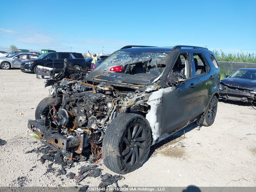 2019 Land Rover Discovery Se, Engine Fire, IAAI, VIN SALRG2RV6K2402764 — photo 2