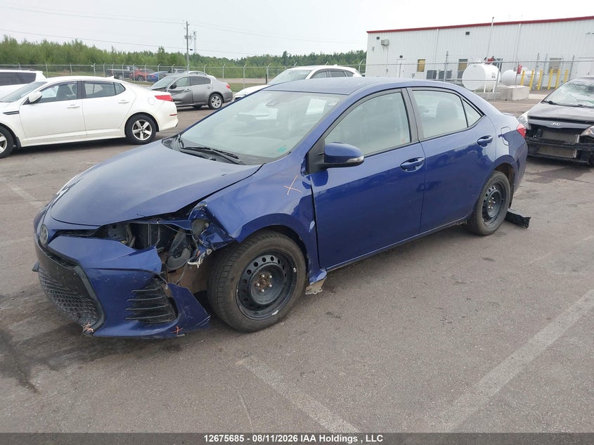 2017 Toyota Corolla, Удар спереди, IAAI, VIN 2T1BURHE0HC859530 — фото 2