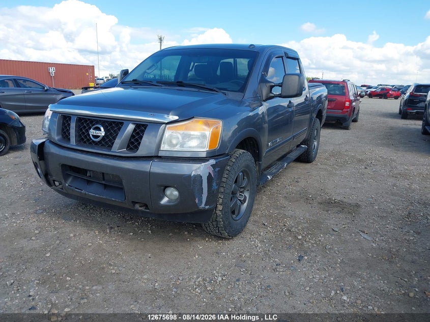 2015 Nissan Titan, Удар спереду, IAAI, VIN 1N6AA0EC0FN508109 — фото 2