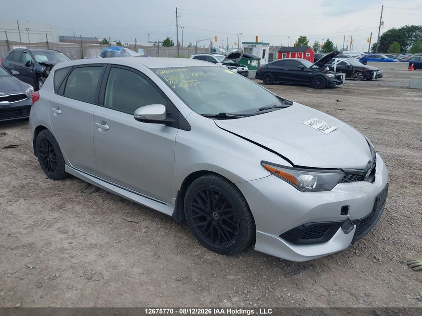 Vin: jtnkarje0gj519599, lot: 3079437, toyota scion im 20161