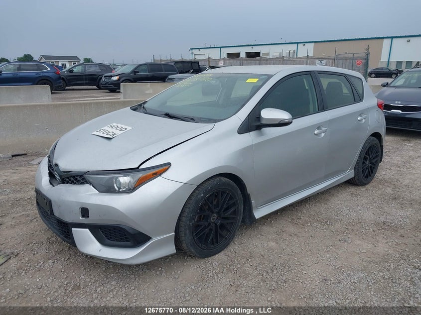 Vin: jtnkarje0gj519599, lot: 3079437, toyota scion im 20162