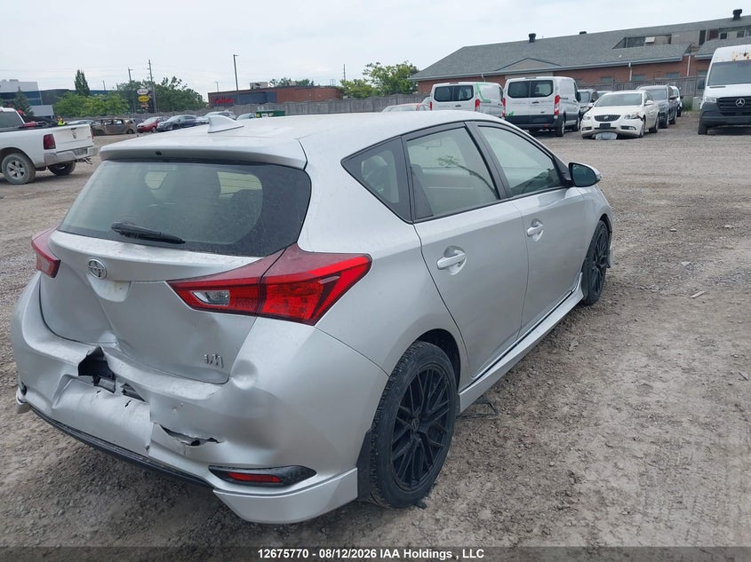 Vin: jtnkarje0gj519599, lot: 3079437, toyota scion im 20164
