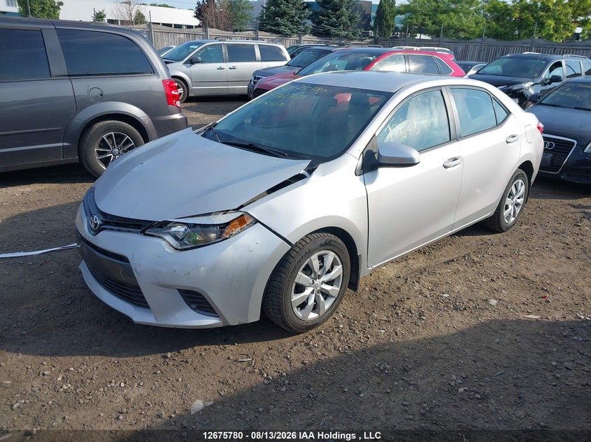2016 Toyota Corolla, Удар спереди, IAAI, VIN 2T1BURHE1GC742733 — фото 2