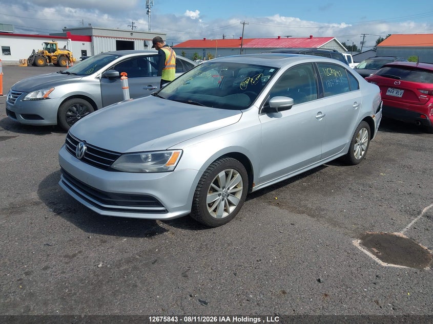 2016 Volkswagen Jetta, Удар ззаду, IAAI, VIN 3VW167AJ6GM306367 — фото 2
