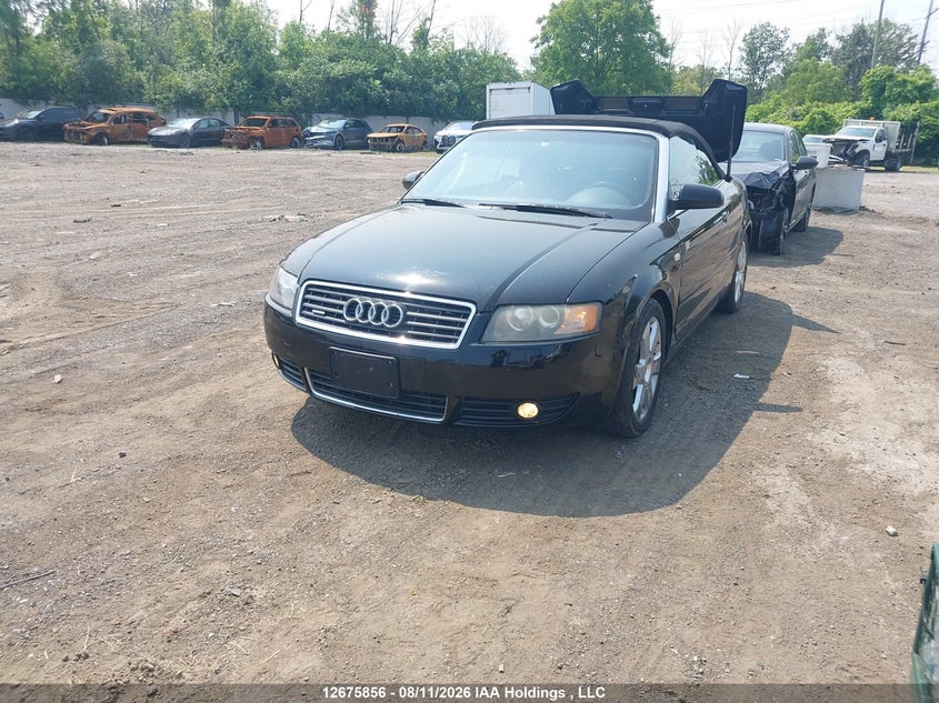 2004 AUDI A4 SEDAN 3.0L V-6 DOHC, VVT, 220HP
