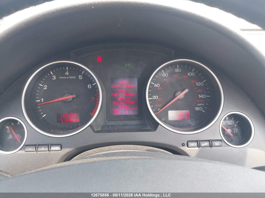 2004 AUDI A4 SEDAN 3.0L V-6 DOHC, VVT, 220HP