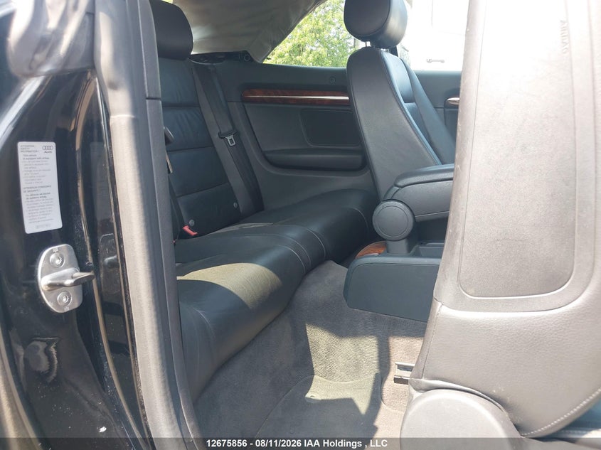 2004 AUDI A4 SEDAN 3.0L V-6 DOHC, VVT, 220HP