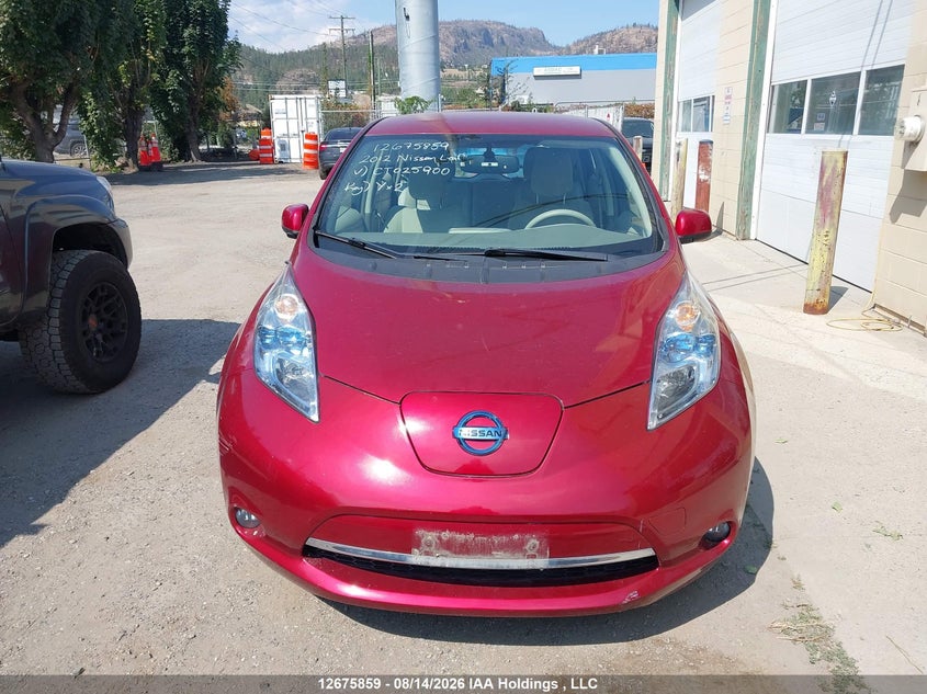 2012 NISSAN LEAF HATCHBACK UU U NU