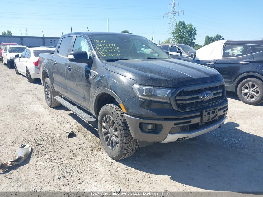 2020 Ford Ranger Lariat, Левый бок, IAAI, VIN 1FTER4FH0LLA90222