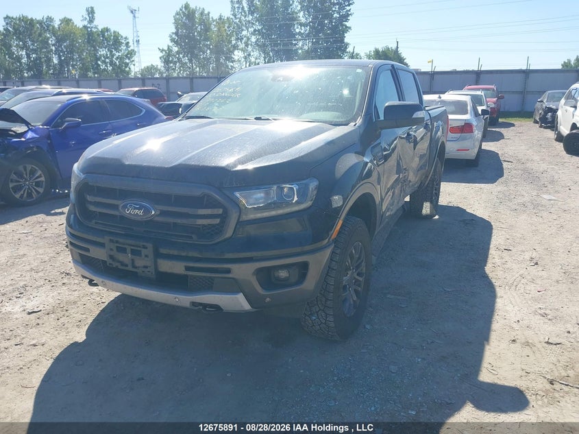 2020 Ford Ranger Lariat, Left Side, IAAI, VIN 1FTER4FH0LLA90222 — photo 2