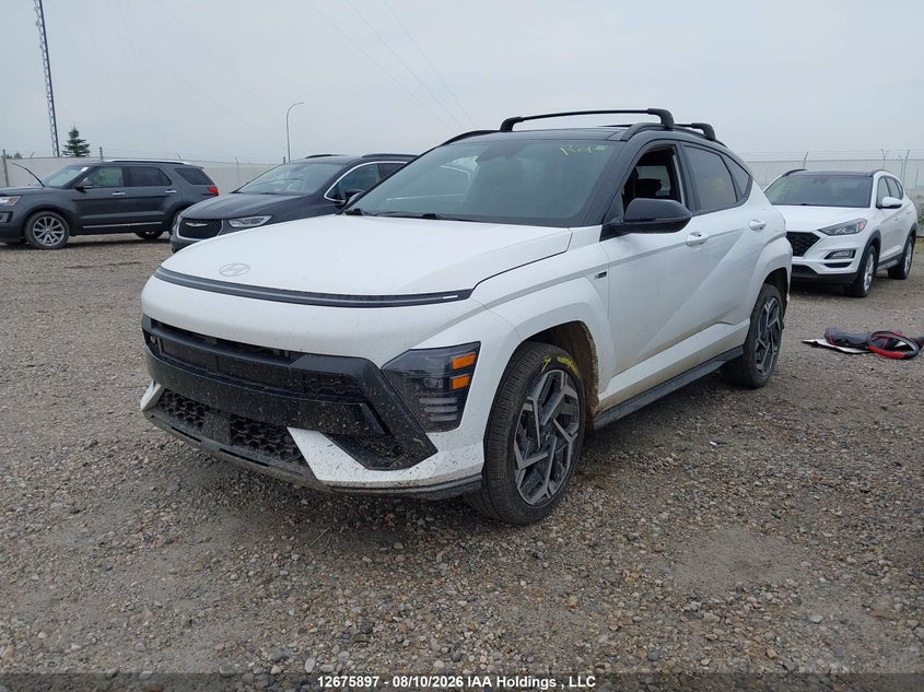 2025 Hyundai Kona N Line, Изъятое, IAAI, VIN KM8HACA38SU308549 — фото 2