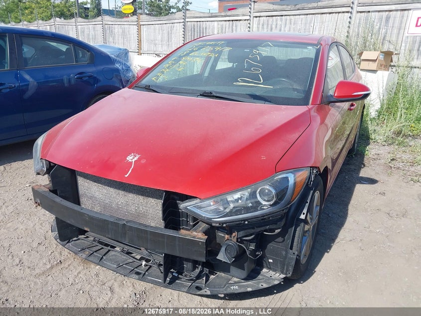 2018 Hyundai Elantra Gl Se, Удар спереду, IAAI, VIN KMHD84LF8JU509891 — фото 2