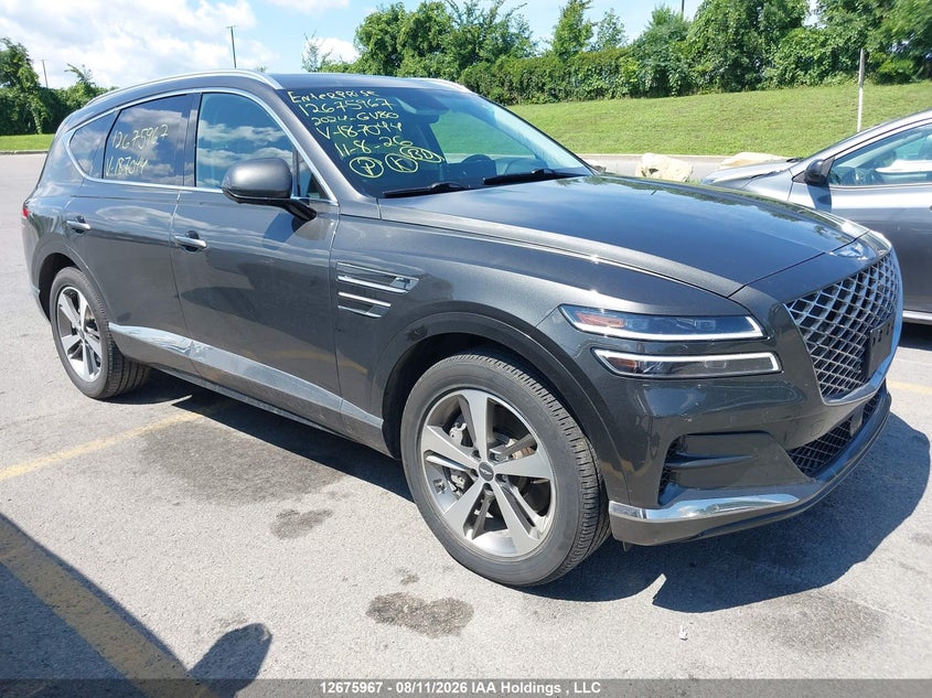 2024 Genesis Gv80 Advanced/Prestige, Удар сзади, IAAI, VIN KMUHBDSB1RU187044