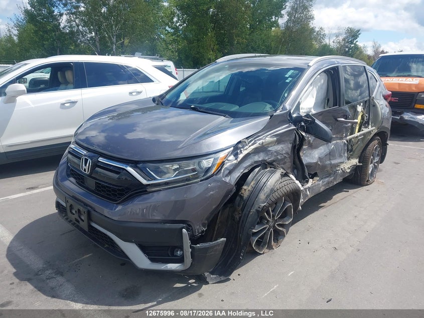 2022 Honda Cr-V Ex-L, Левый бок, IAAI, VIN 2HKRW2H88NH226020 — фото 2