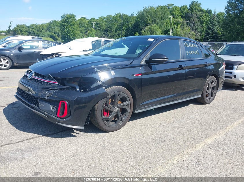 2023 Volkswagen Jetta, Front, IAAI, VIN 3VW2T7BU6PM001473 — photo 2