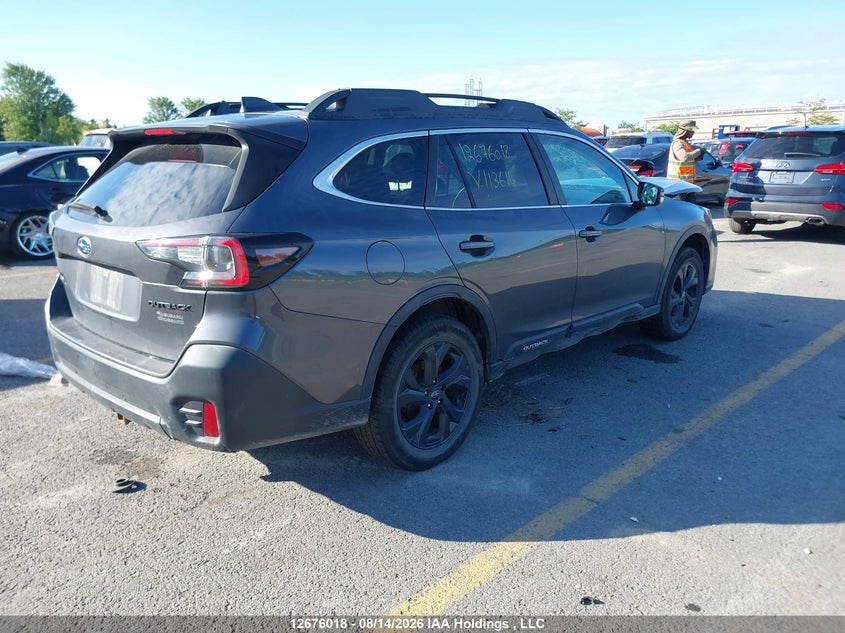 2020 SUBARU OUTBACK SPORT UTILITY VEHICLE 2.4L H-4 DI, DOHC, VVT, TURBO, 260HP