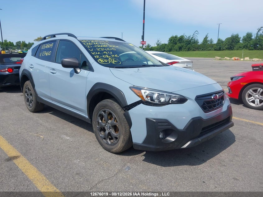 2021 SUBARU XV SPORT UTILITY VEHICLE 2.5L H-4 DI, DOHC, VVT, 182HP
