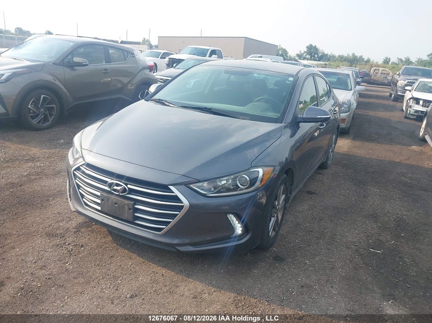 2017 Hyundai Elantra, Удар спереди, IAAI, VIN KMHD84LF3HU331611 — фото 2