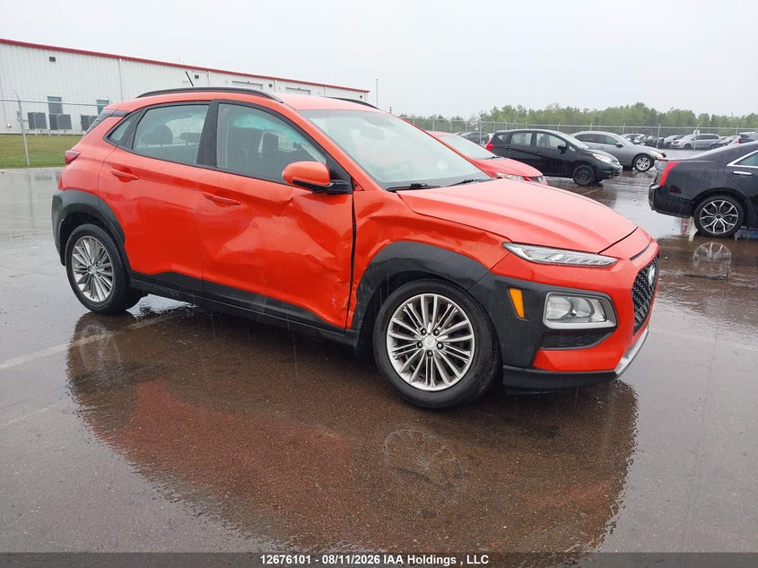 2019 Hyundai Kona Sel, Right Side, IAAI, VIN KM8K22AA9KU262290
