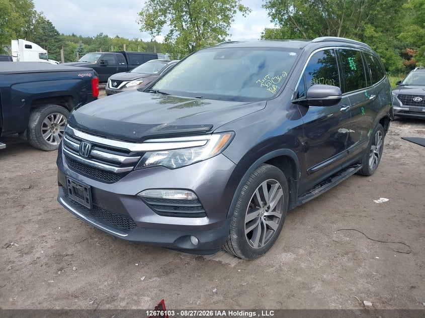 2017 Honda Pilot, Удар сзади, IAAI, VIN 5FNYF6H94HB501431 — фото 2