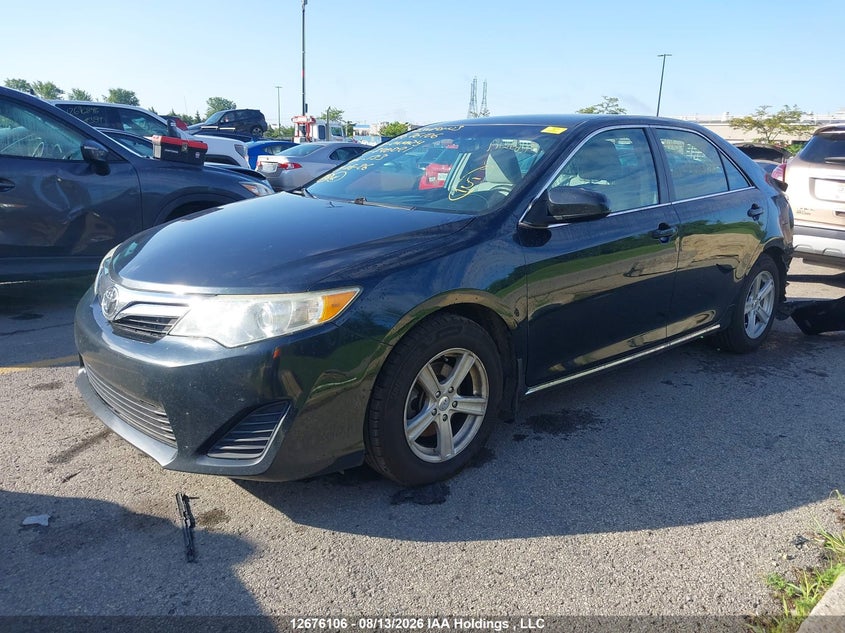 2014 Toyota Camry, Left Rear, IAAI, VIN 4T1BF1FK0EU740021 — photo 2