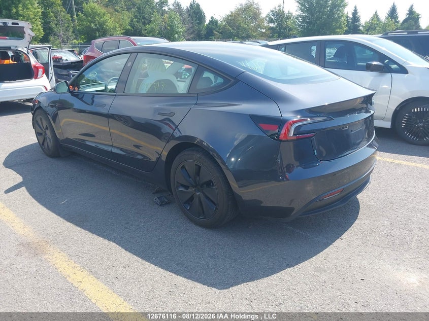 Vin: lrw3e7faxrc088717, lot: 3079806, tesla model 3 20243