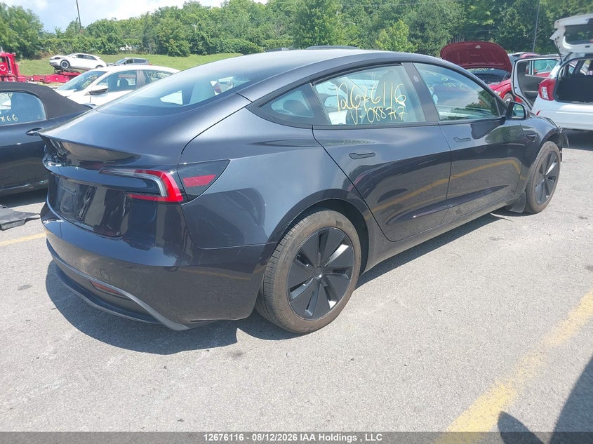 Vin: lrw3e7faxrc088717, lot: 3079806, tesla model 3 20244