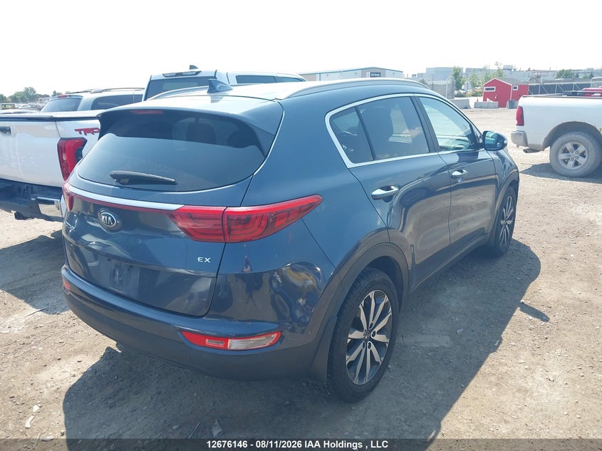 Vin: kndpn3ac1h7147134, lot: 3079836, kia sportage ex 20174