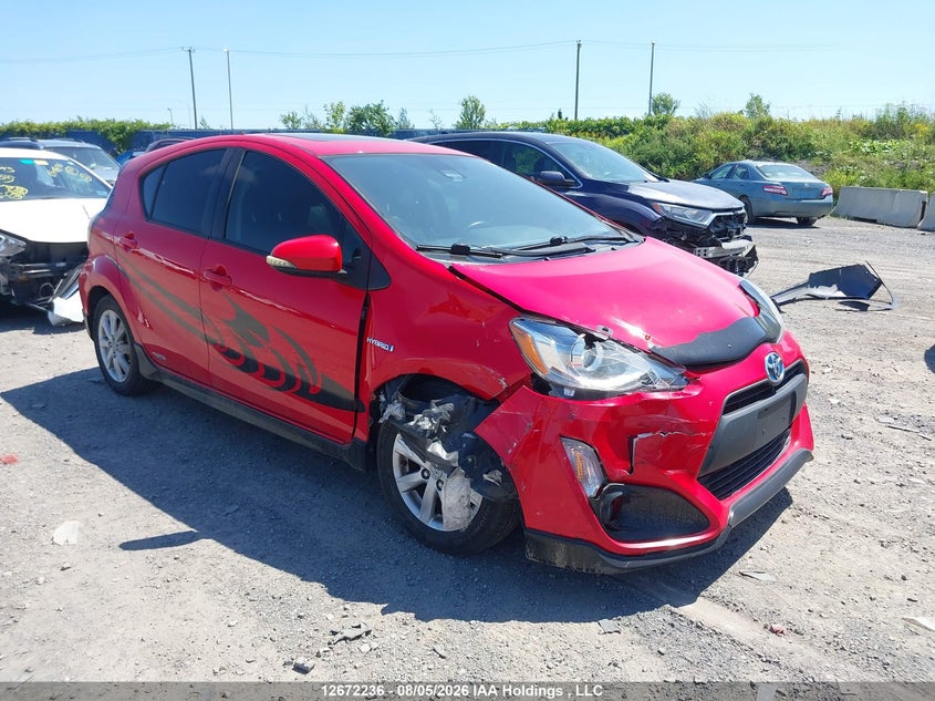 Vin: jtdkdtb35h1594709, lot: 3079934, toyota prius c technology 2017 img_1