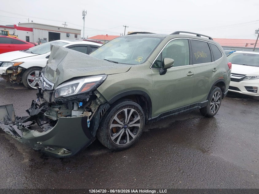 Vin: jf2skeuc6kh400428, lot: 3079938, subaru forester 2.5i limited 20192