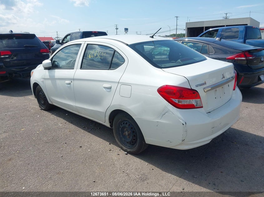 Vin: ml32f3fj0hh000508, lot: 3079948, mitsubishi mirage g4 es 20173